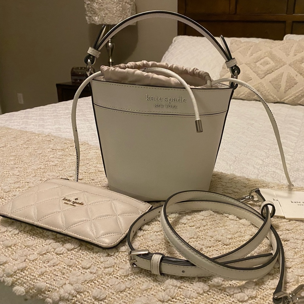 Kate spade bucket purse and wallet.